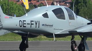 Diamond DA62 -Geofly- (OE-FYI) despegue San Sebastián
