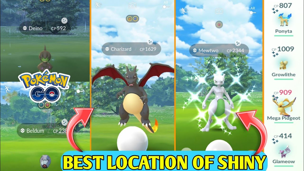 Best Location for Shiny Pokemons 2021 How to get shiny Pokemon in