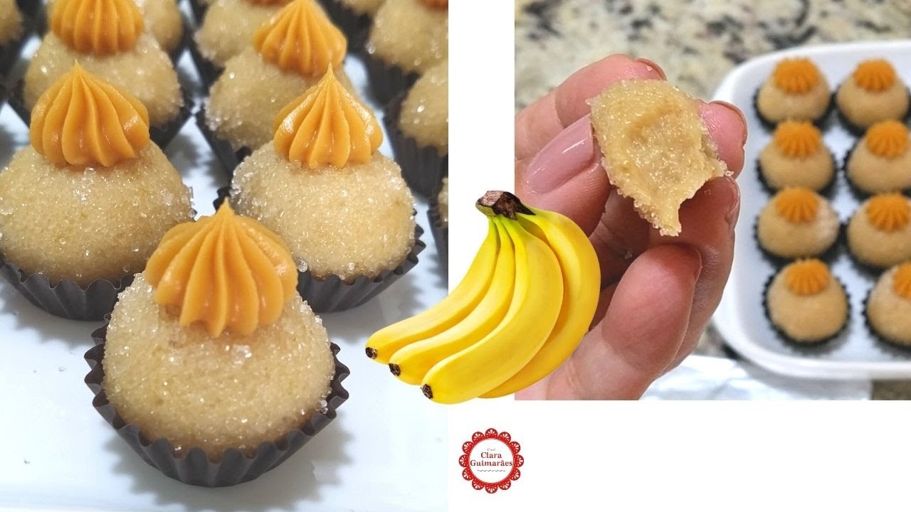 BRIGADEIRO DE BANANA NATURAL!  Fácil e delicioso