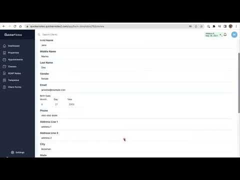 Creating Client Intake Forms