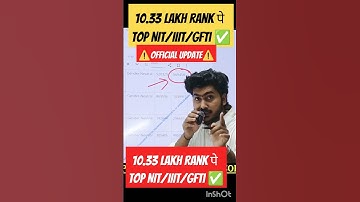 Top NIT/IIIT/GFTI at low rank in JEE Mains 2025✅ JEE Mains Result 2025 ✅| All nit cut off 2025