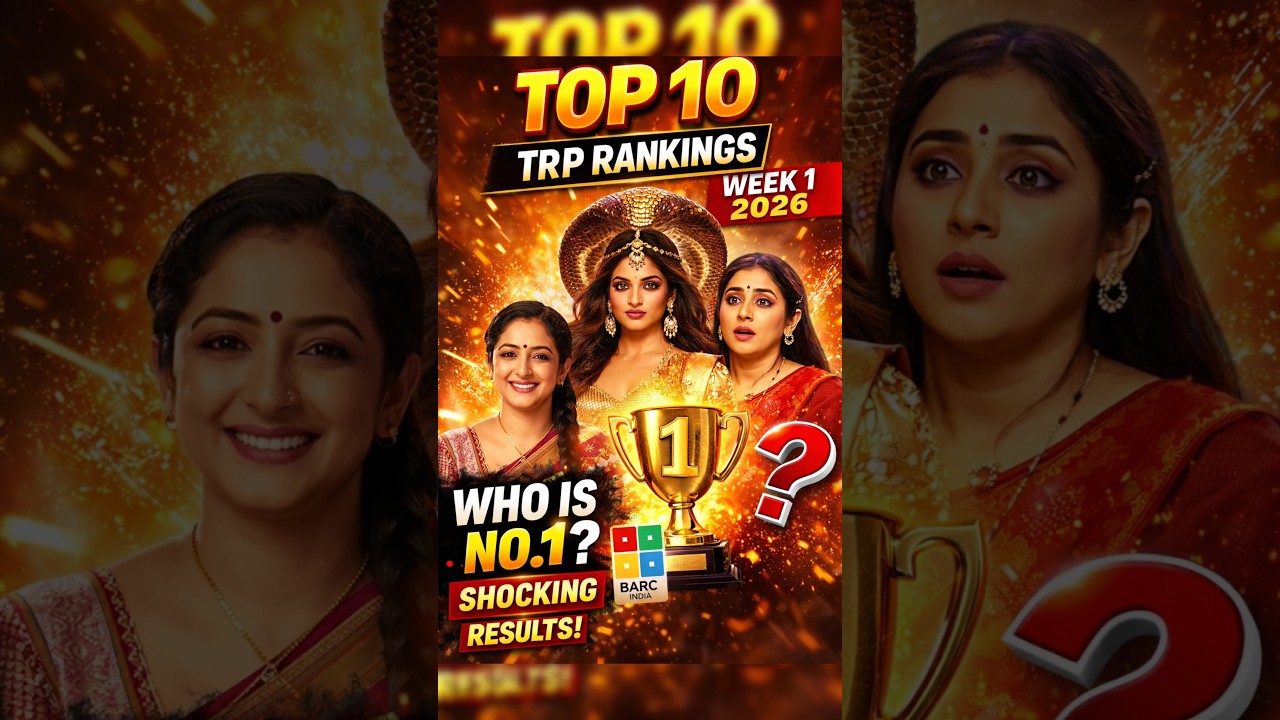 Top 10 TRP Shows This Week 🔥 | Week 1 TRP Ratings 2026 | No.1 Will Shock You!