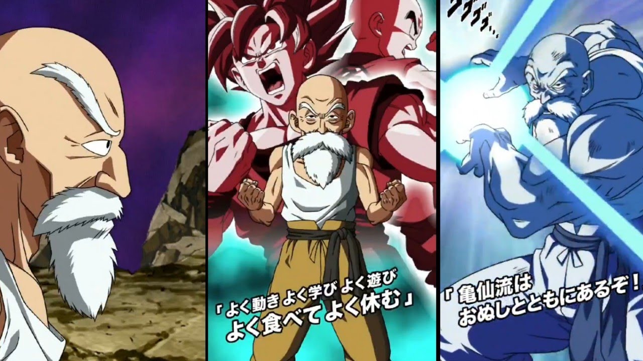 LR FULL POWER MASTER ROSHI ACTIVE SKILL!!! (Jp Dokkan Battle)