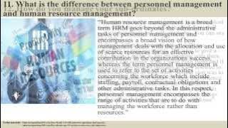 124 HR interview questions and answers