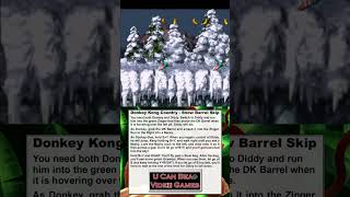 U Can Beat Video Games - Donkey Kong Country - Snow Barrel Skip