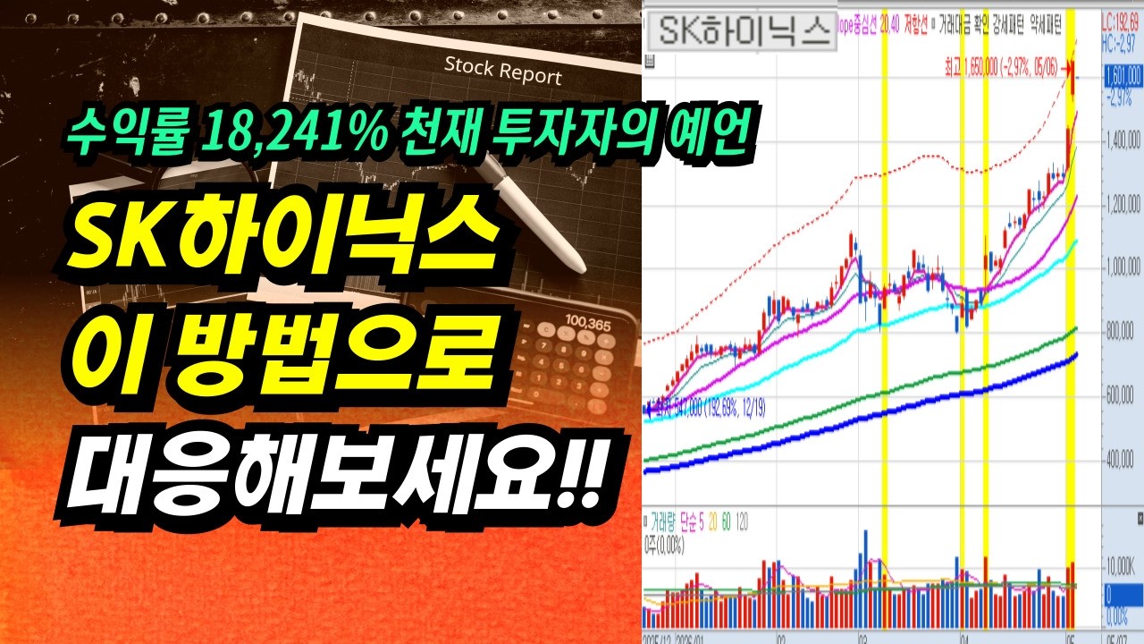 수익률 18,241% 천재 투자자의 예언, SK하이닉스 '이 기법'으로 대응해보세요!