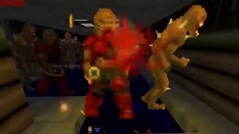 Brutal Doom v21 Beta E1M2 (with Maps of Chaos map pack)