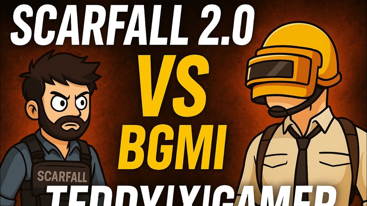 ScarFall 2.0 Gameplay 🔥 Indian Battle Royale ka Asli Test | Teddy|X|Gamer ScarFall 2.0 Ne