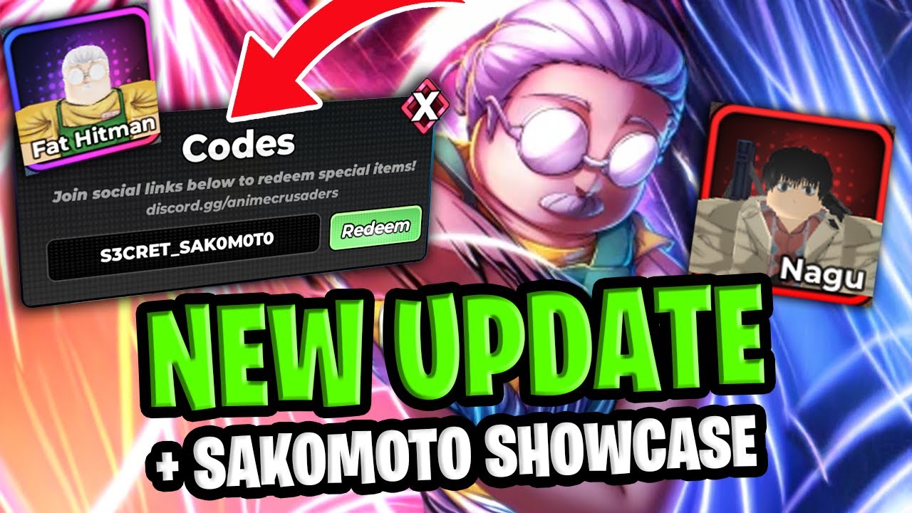 Anime Crusaders NEW UPDATE 0.5! (CODES, HOW TO GET SAKOMOTO