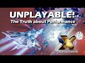 I cannot play this game  x4 performance explained