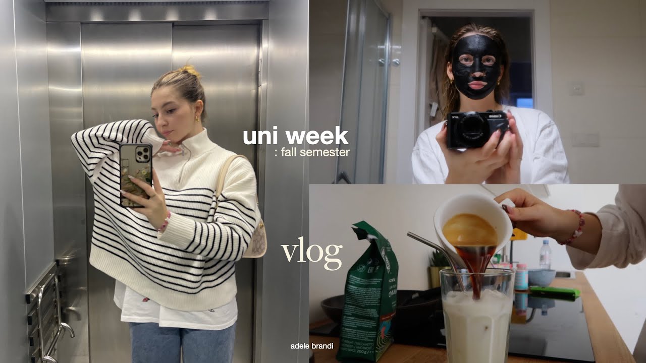 TÝDENNÍ VLOG🥛📓: škola, self-care & julča na bytě