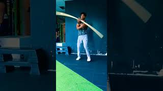 One hand 😱bo staff spinning | silambam tranning | bostaff variation new