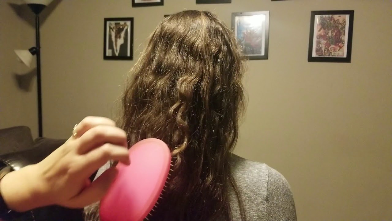 ASMR * Whispered * Back Scratching * Back Rubbing * Hair Play * Hair