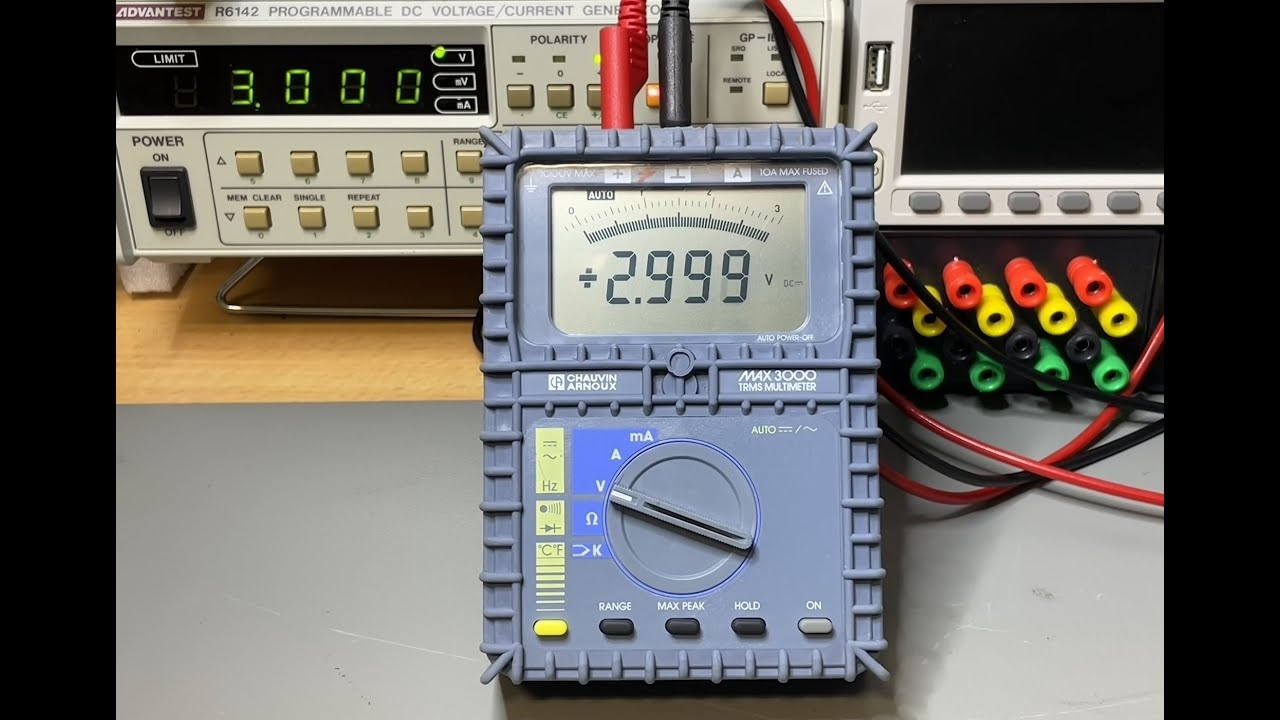 TA-0393: Chauvin Arnoux MAX 3000 Multimeter - Teardown Restore - YouTube