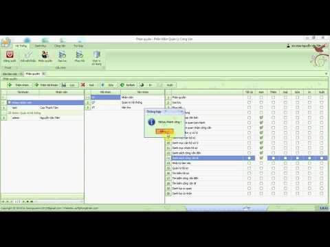 Video Phân quyền - Phần Mềm Quản Lý Công Văn Miễn Phí - youtube