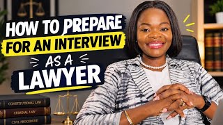 Lawyer interview questions and answers ( How to pass a legal law firm interview)