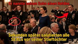 Er nannte seinen Sohn einen Helden – Sekunden später salutierten alle SEALs vor seiner Stieftochter