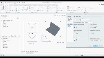 HOW TO SHOW AUXILIARY VIEW IN CREO