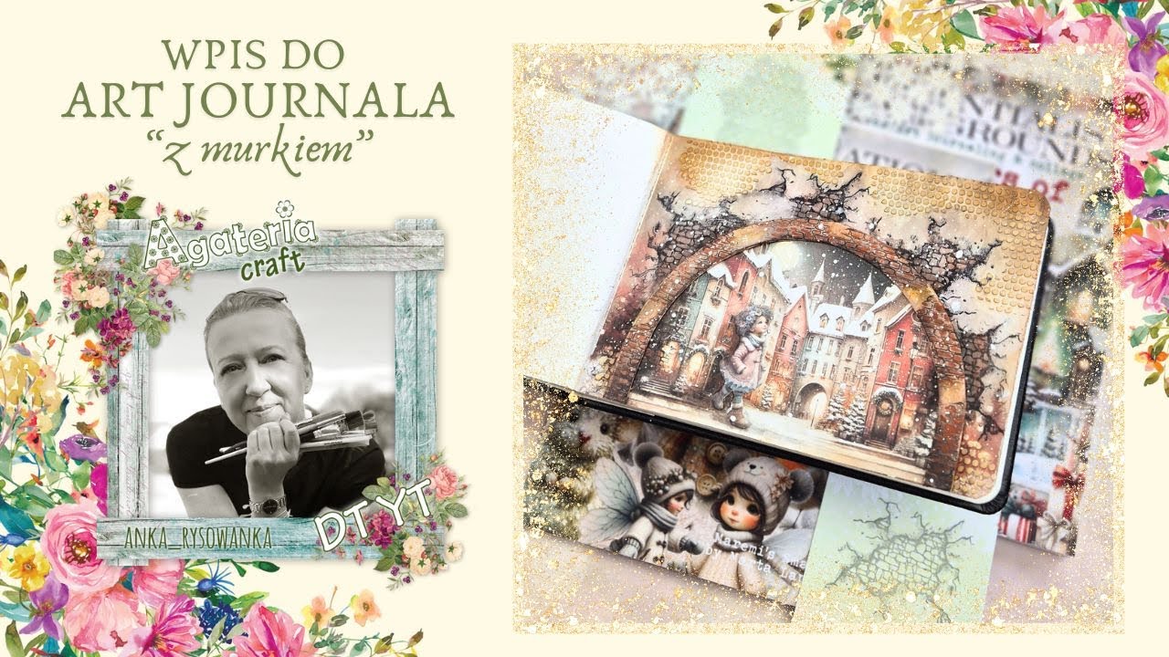 Wpis do Art Journala  „z murkiem”- TUTORIAL