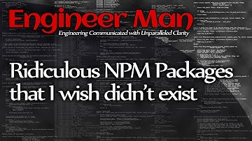 Ridiculous NPM (Node.js) Packages that I wish didn