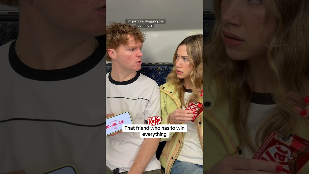 #ad You’ll never beat me @will_yum_gibb Can you rawdog your commute? @KitKatANZ  #kitkatphonegame