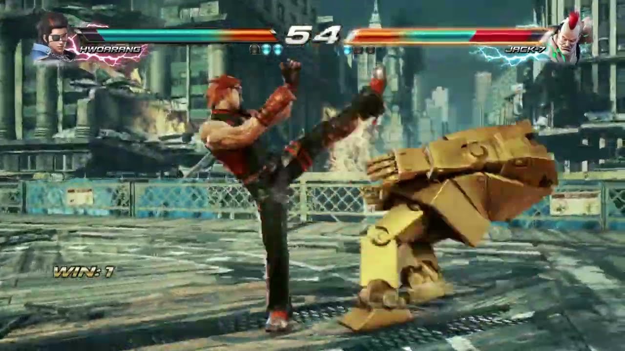 How to Hwoarang beat Jack power crush !!!