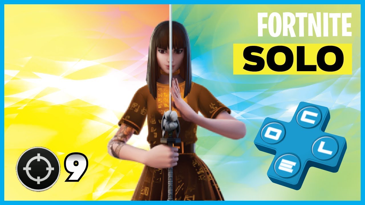 Golden Rune Charlotte!  9 Kills in this Solo Fortnite match!