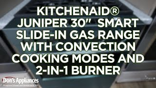 KitchenAid Juniper Finish Slide-in Gas Range | Model #KSGS530SJP