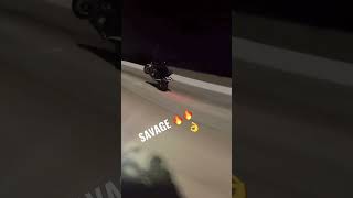 Yamaha R1 pulling one