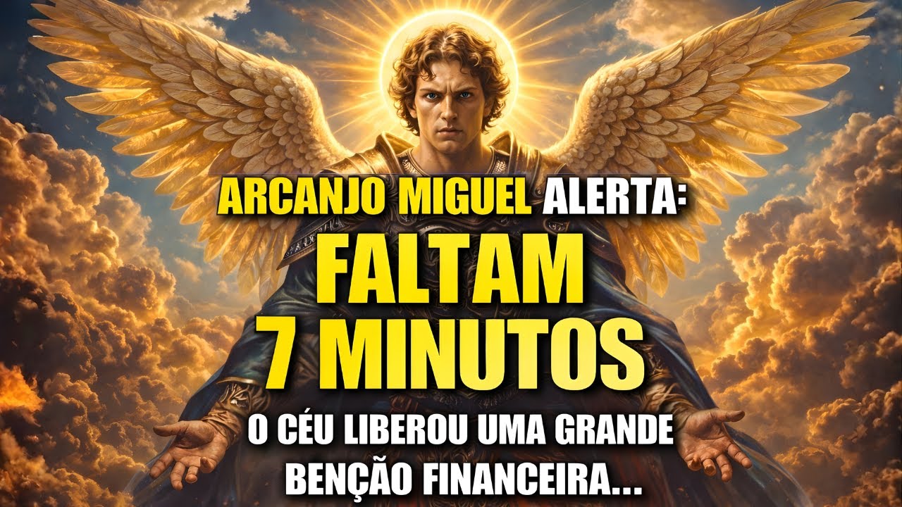 ♾️ ARCANJO MIGUEL ALERTA: FALTAM APENAS 7 MINUTOS, O CÉU TE LIBEROU UMA GRANDE BÊNÇÃO…