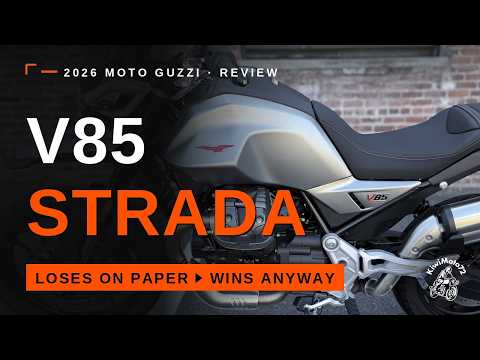 Video Moto Guzzi V85 Strada No Chain, No Coolant, No Drama