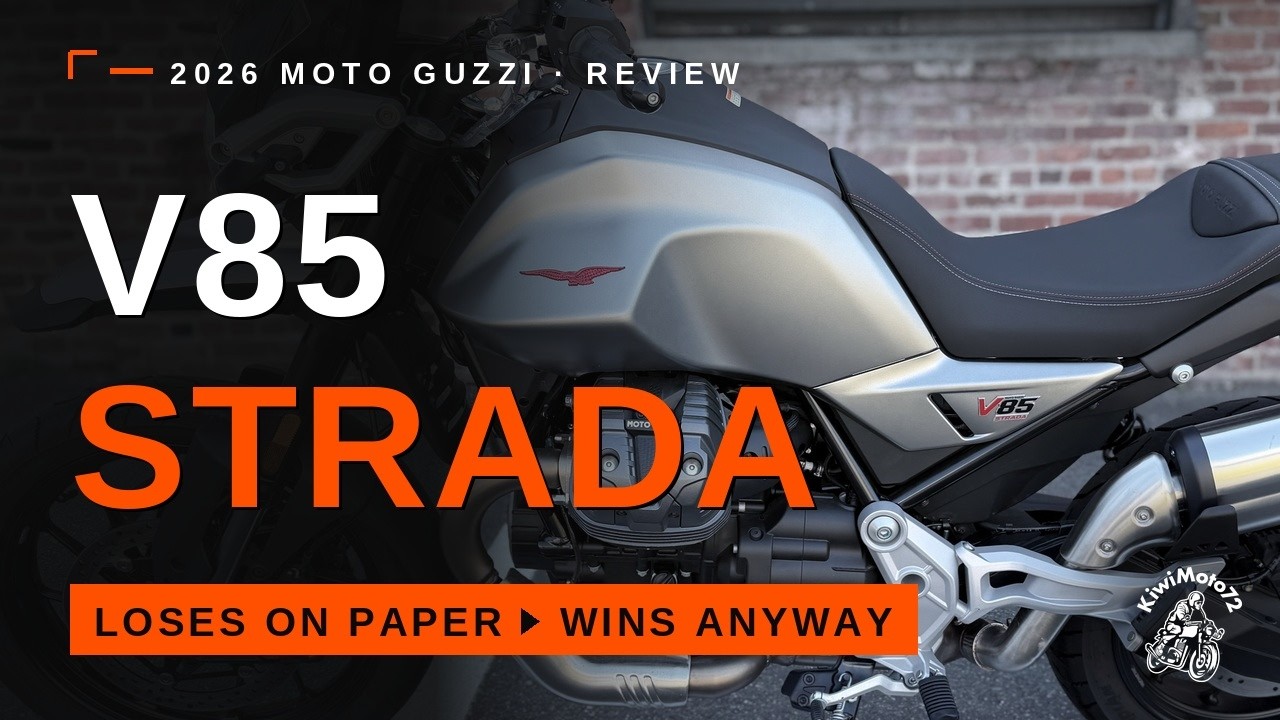 Moto Guzzi V85 Strada  No Chain, No Coolant, No Drama thumbnail