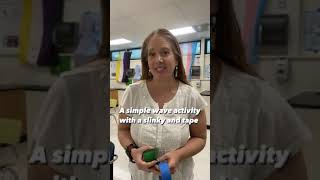 Using Slinkies to Teach Types of Waves Longitudinal and Transverse