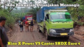 Pabrikan Truk Euro 4 Mana Yang Paling Tangguh Ditanjakan, Hino Dutro X Power VS Canter FE 74 SHDX