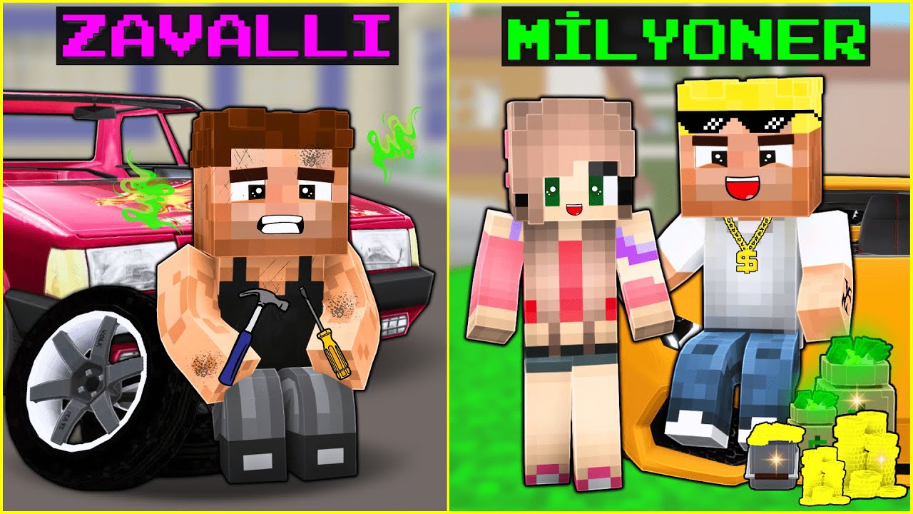 ZAVALLI ALİ VS MİLYONER EFEKAN! 😂 - Minecraft