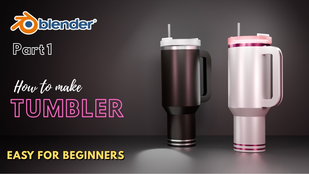 Blender Tutorial | 3D Tumbler Bottle Modeling for Beginners 🥤 - YouTube