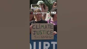 Protest outside ICJ in The Hague ahead of climate opinion #shorts #nocomment #icj #climatechange