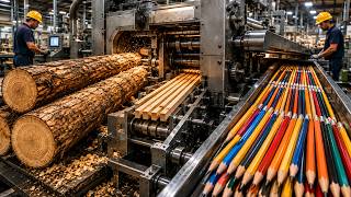 How Pencils Are Made | From Cedar Trees to Finished Pencils (Full Process)