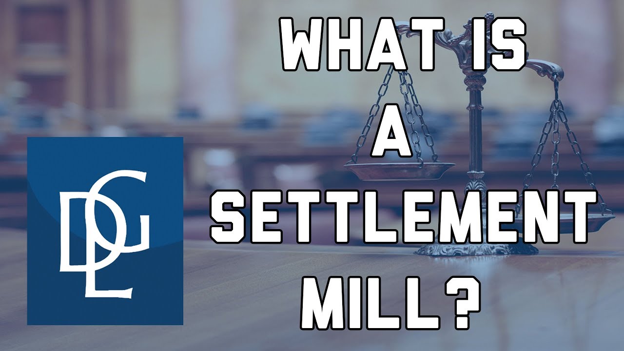 The Truth About Settlement Mills Davis Law Group Seattle Personal Injury Attorneys YouTube