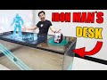 We made a real hologram desk like tony starks