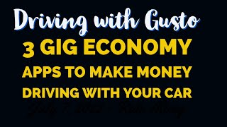 Three Gig economy apps to make money delivering packages  with your car. screenshot 3