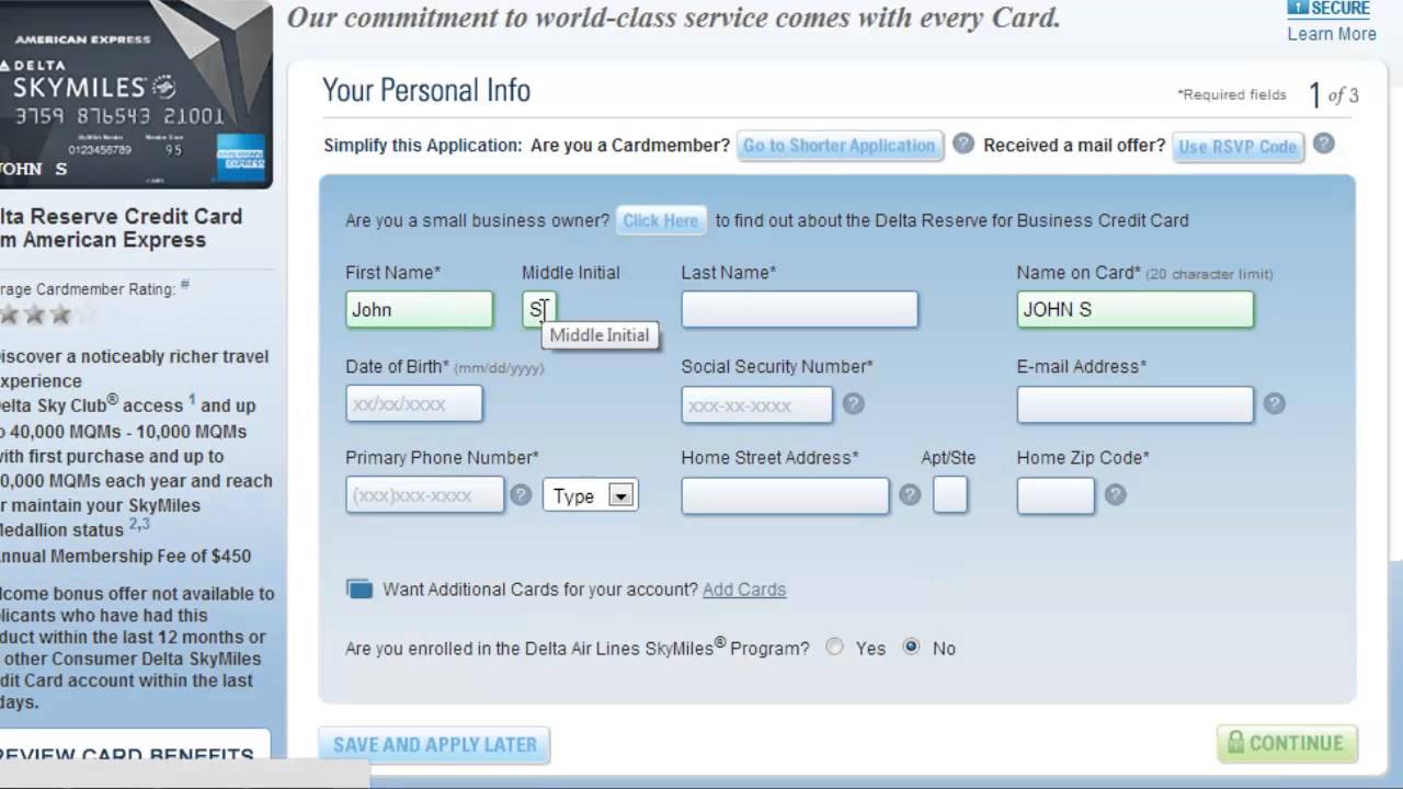 How to Apply for a Credit Card Online - YouTube