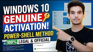 How to Activate Windows 10 Using PowerShell | Genuine Windows 10 Activation Guide 2026