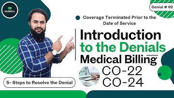 Denials Management | 5 STEPS to Resolve Denials in Medical Billing & Coding | CO-22, CO-24 & CO-26