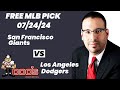 MLB Picks and Predictions - San Francisco Giants vs Los Angeles Dodgers, 7/24/24 Expert Best Bets