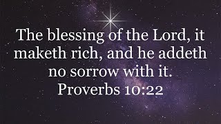 The Blessing of the Righteous