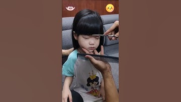 Cắt Tóc Mái Cho Bé Đơn Giản Nhất #shorts #shortvideo #short #cute #hair cutting