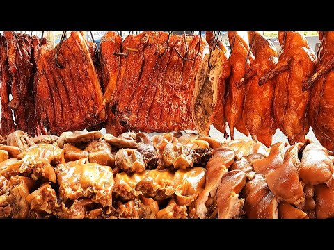Meat stall at Chhuk Meas