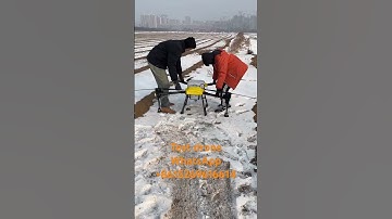 20 liters agricultural crop spraying drone fertilizer spreading uav #dji #drone #agriculture