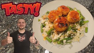 How To Make Teriyaki Glazed Chicken Meatballs - Dinnerly Review by Boyg Live 129 views 1 year ago 9 minutes, 22 seconds